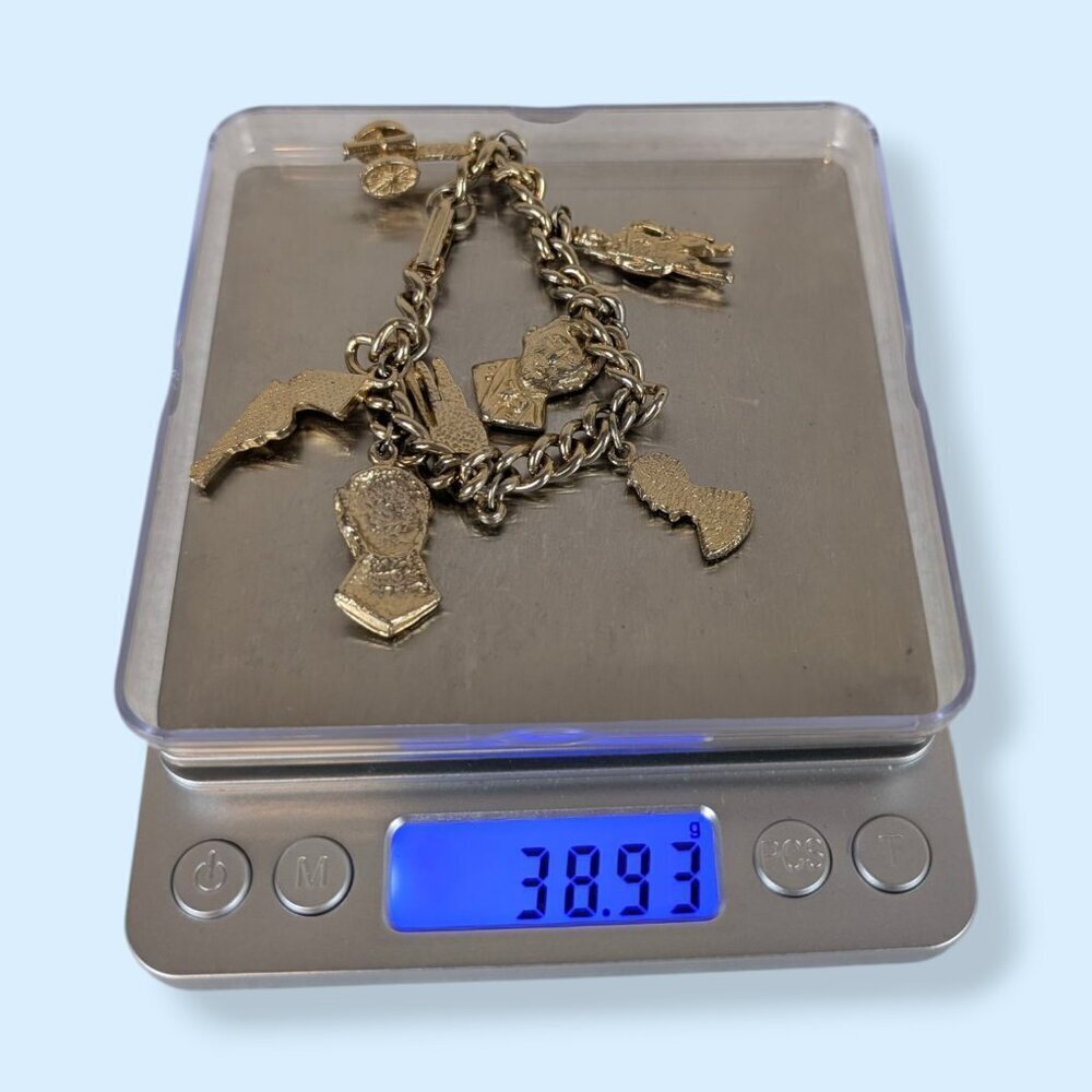 V. US Civil War Themed Charm Bracelet - Picture 5 of 5